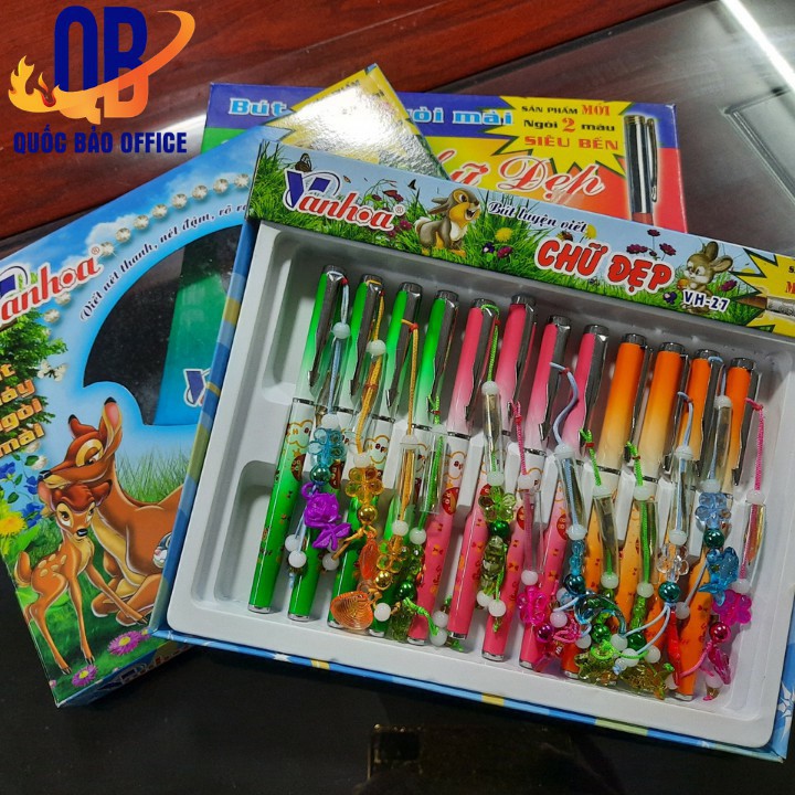 Bút máy học sinh - Bút luyện chữ đẹp, nét thanh nét đậm Vạn Hoa VH 27 - hàng chính hãng - 1 chiếc