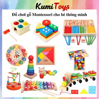 Đồ chơi gỗ thông minh nhiều loại cho bé phát triển toàn diện Kumi toys
