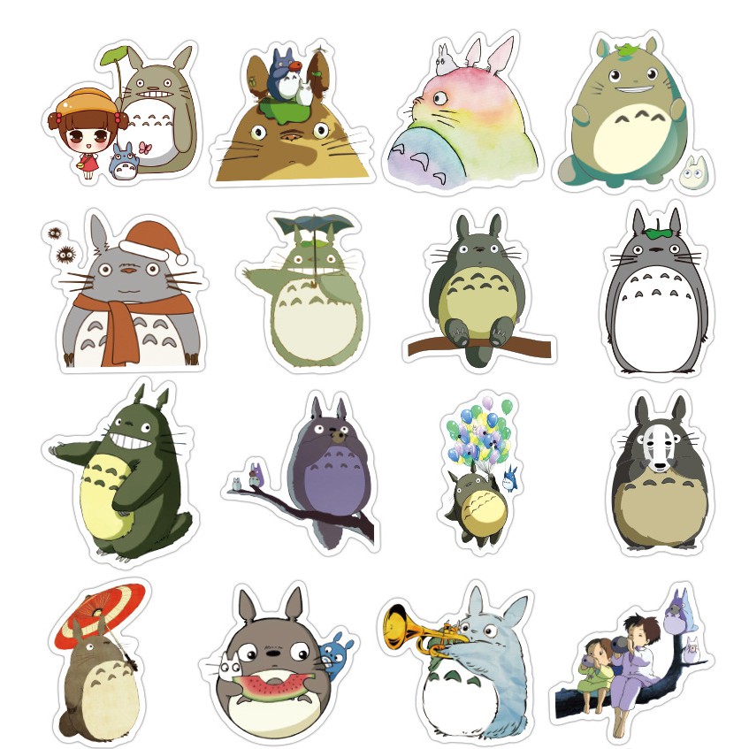 Bộ Sticker Totoro - Hàng Xóm Của Tôi Là Totoro (50 Cái)