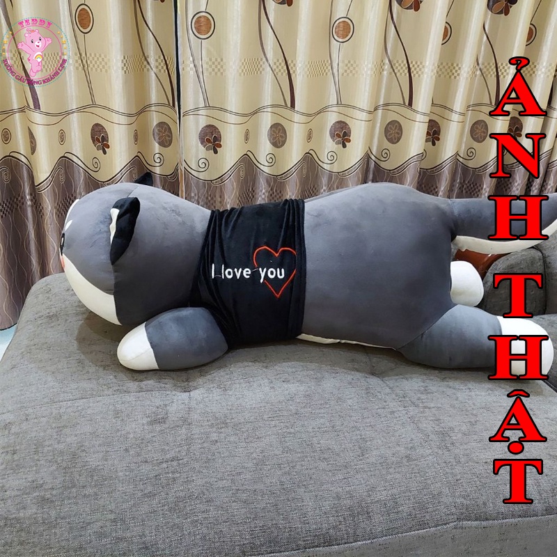 Gấu Bông Mèo Bi Alaska Size 1M Siêu To Khổng Lồ Có Mặc Áo Hàng Cao Cấp Xuất Siêu Thị