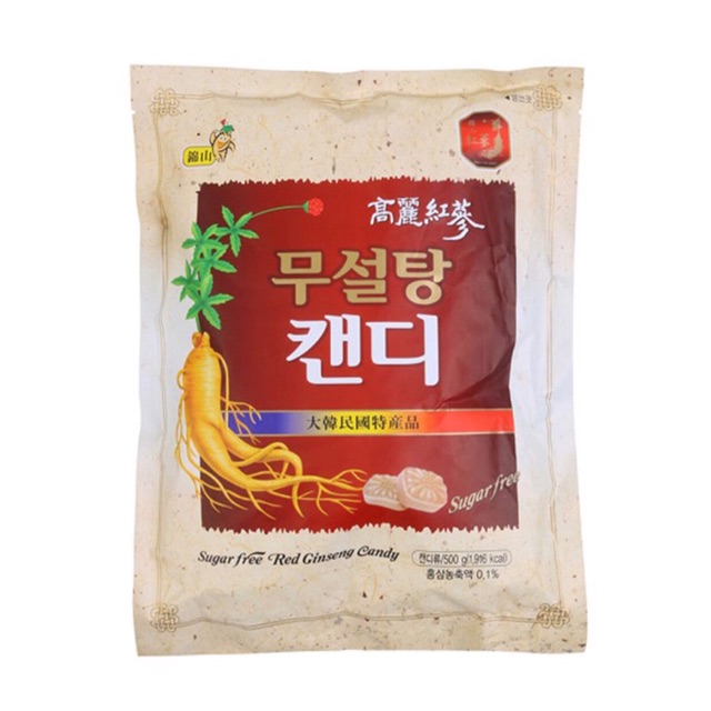 Kẹo Sâm không đường 500g