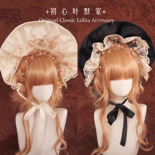 tùy chỉnh cổ điển retro Lolita bonet Mũ đặc biệt bnt băng đô Lolita những thứ nhỏ nhặt