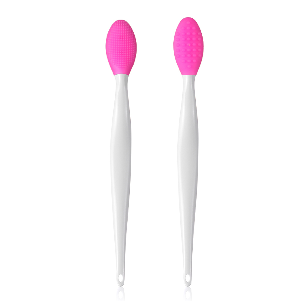 Cọ Silicon Mềm Cầm Tay Mát Xa Tẩy Tế Bào Chết Cho Da Mặt