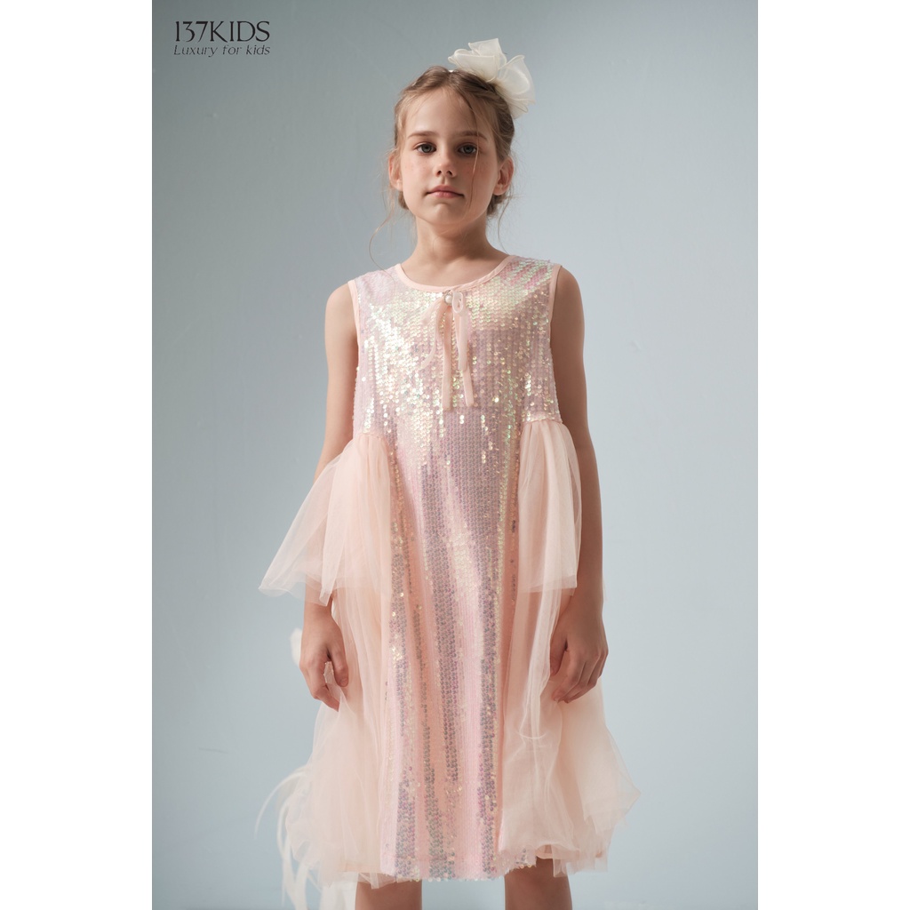 Váy công chúa bé gái 137Kids thiết kế sang chảnh cho bé đi chơi đi dự tiệc
