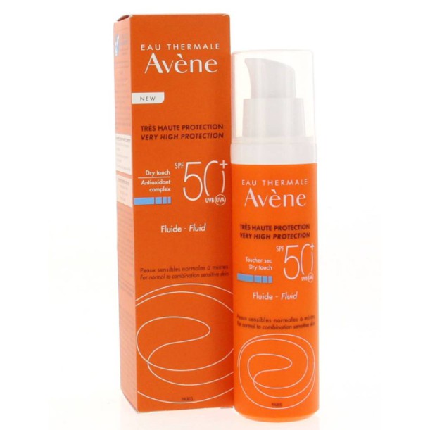 Kem chống nắng Avene Dry Touch Fluide SPF50+ 50ml dành cho da dầu mụn (OAM)