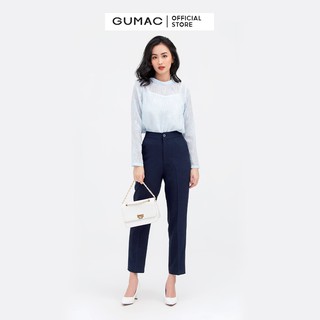 Quần tây nữ xẻ lai GUMAC công sở dáng basic nhiều màu QB856