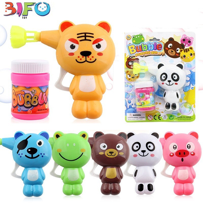 Đồ chơi thổi bong bóng xà phòng hình thú ngộ nghĩnh