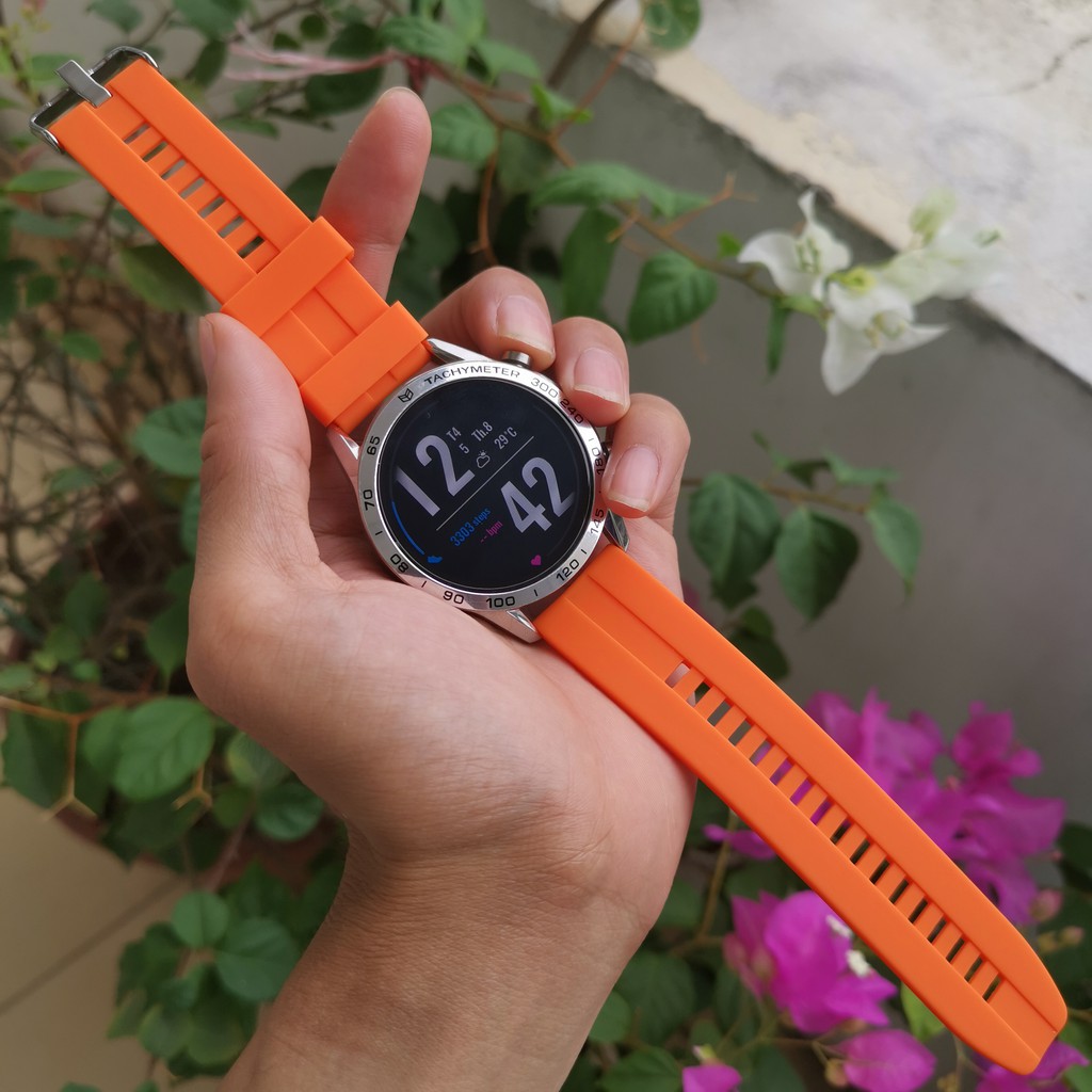 Dây Smartwatch Silicon Solar Mềm Thoáng - Hàng Sikai Chính Hãng