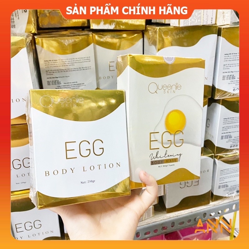 (chính hãng) Kem Egg body lotion trứng vàng - chống nắng trắng bật tông