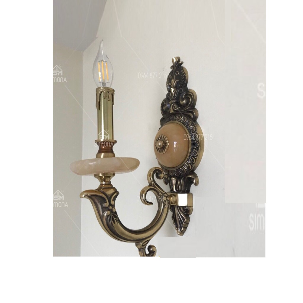 Đèn Tường Nến Cổ Điển Cao Cấp, Đèn Gắn Tường Trang Trí Phòng Thờ/Phòng Khách Bền Đẹp