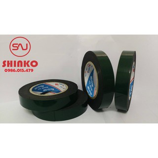 1 CÂY BĂNG KEO XỐP ĐEN XANH DÁN NẸP ĐIỆN XE HƠI