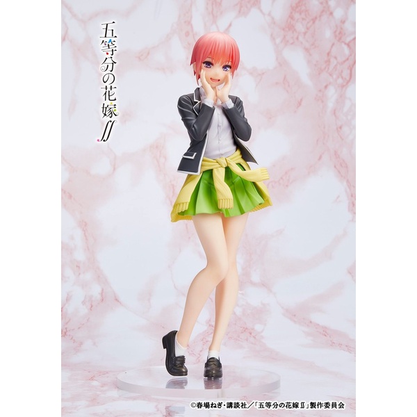 Mô Hình Figure Nhân Vật Anime Gotoubun no Hanayome ∬ - Nakano Ichika - Coreful Figure - Seifuku ver. (Taito) chính hãng