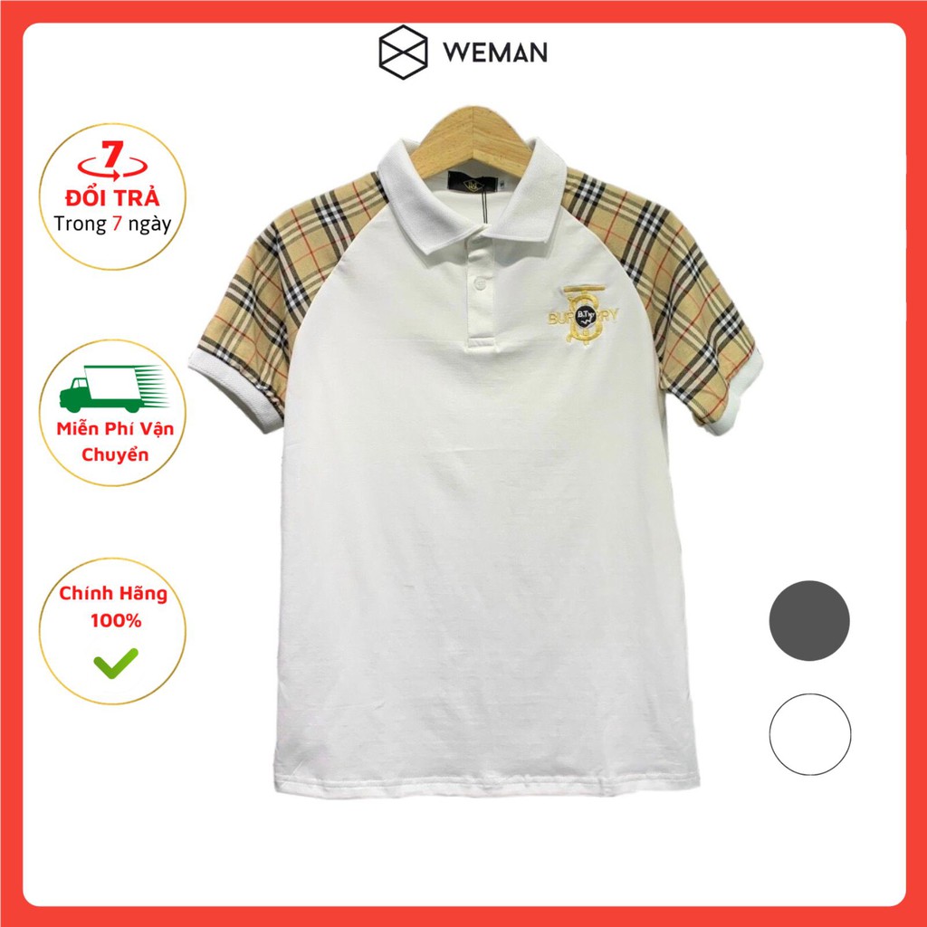 Áo Polo Nam, Áo Thun Nam Ngắn Tay Có Cổ, Áo Polo Nam Cao Cấp Thêu Logo BBR Chất Cotton Cao Cấp Hàn PR001 | BigBuy360 - bigbuy360.vn