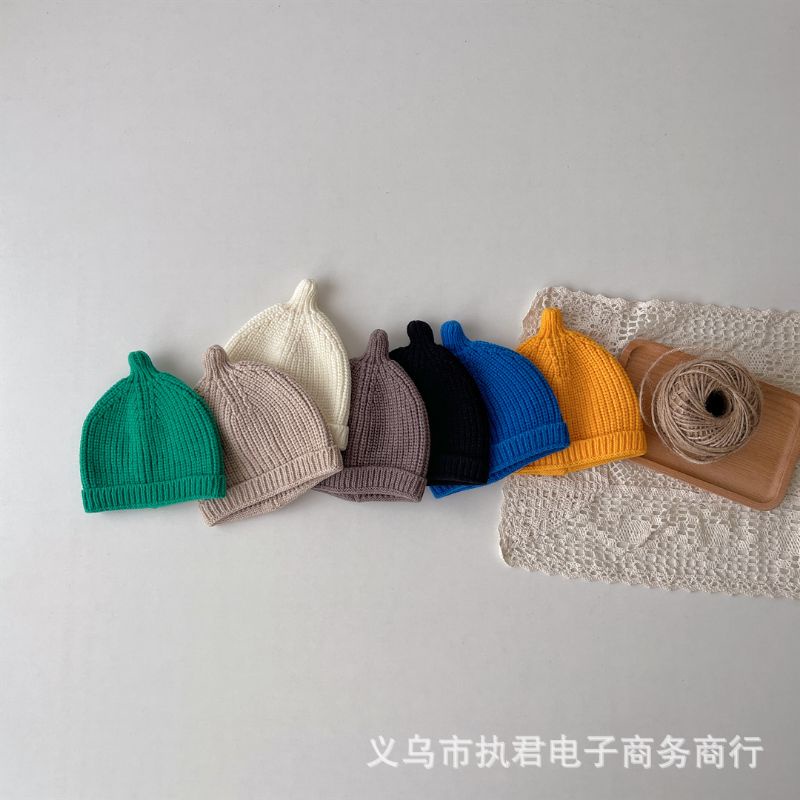 Mũ len chóp cho bé từ 3 tháng đến 1 tuổi