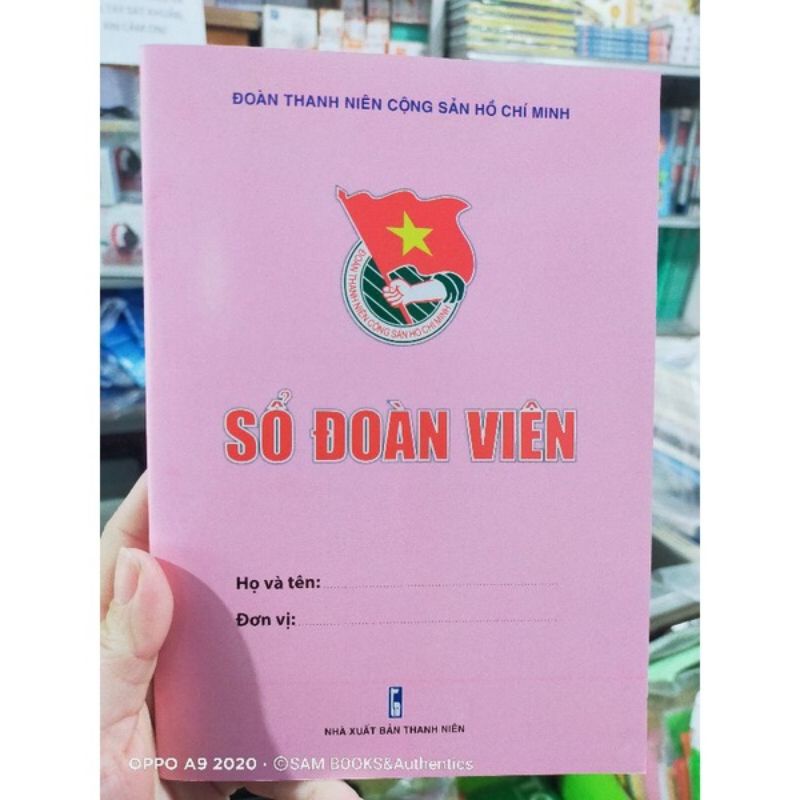 Sổ đoàn viên màu hồng (không tem)