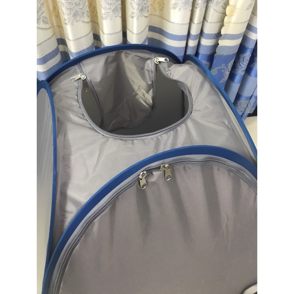 [1.6kg-1.8kg CAO CẤP] Lều xông hơi CHUI ĐẦU VẢI DÀY loại 1 cao cấp(màu ngẫu nhiên)
