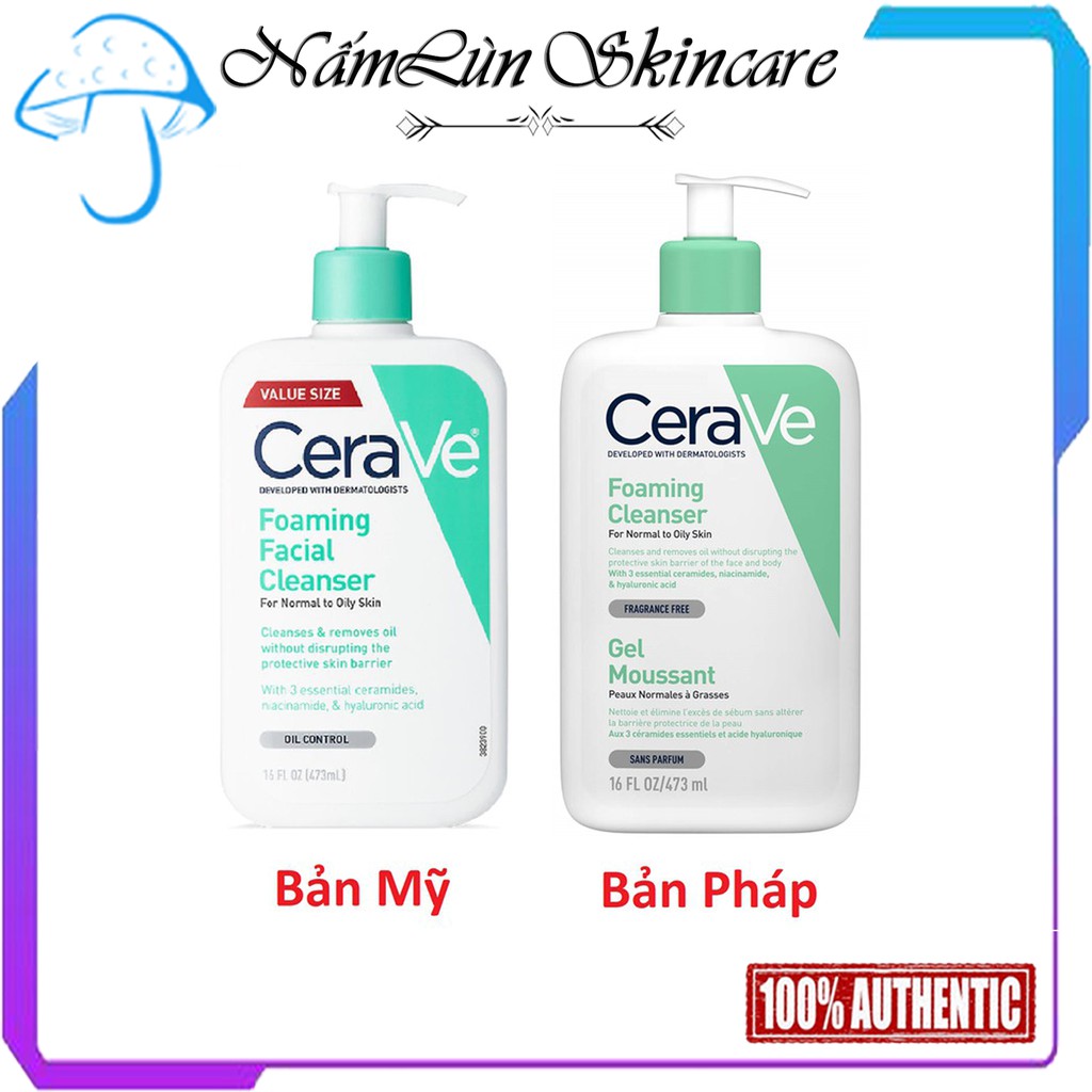 Sữa rửa mặt Cerave đủ size đủ loại - CeraVe Facial Cleanser [BILL MỸ - PHÁP]