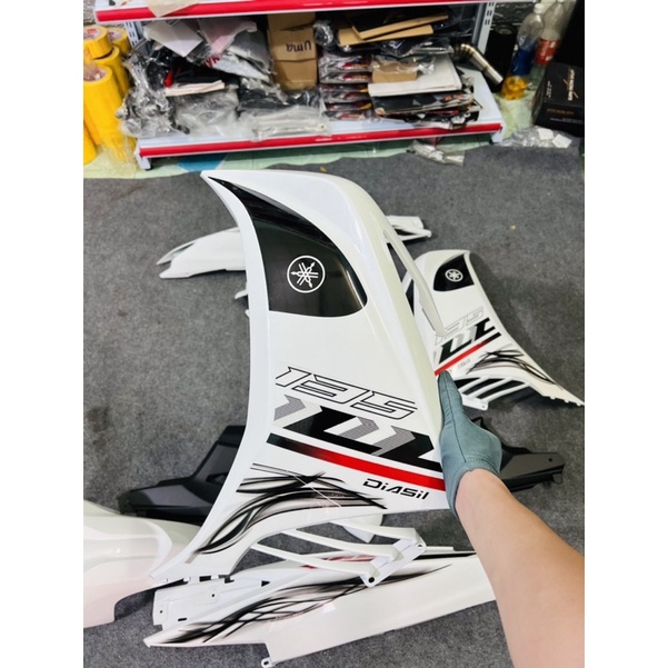 Dàn áo Exciter 135 Đỏ Trắng