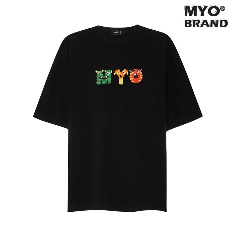Áo Thun Tay Lỡ Unisex MYO Vải Cotton In Hình Funny Friends