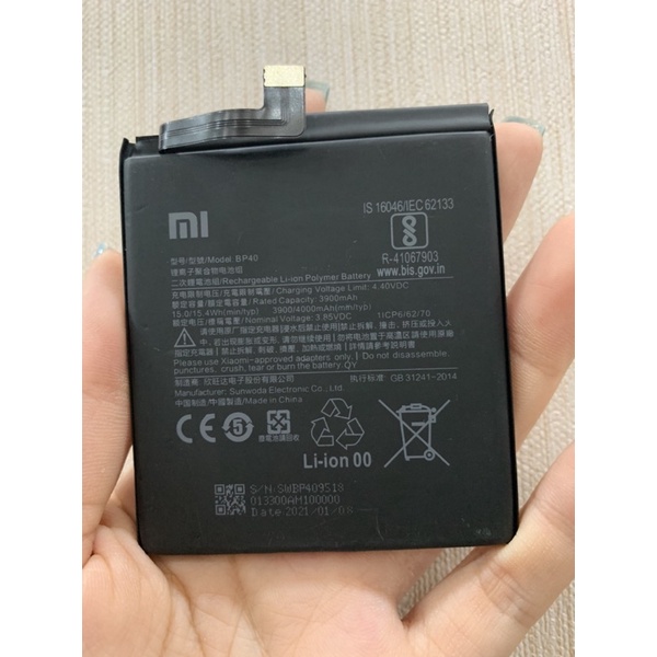 PIN XIAOMI redmi k20 pro/redmi k20 BP40 BP41 zin chính hãng