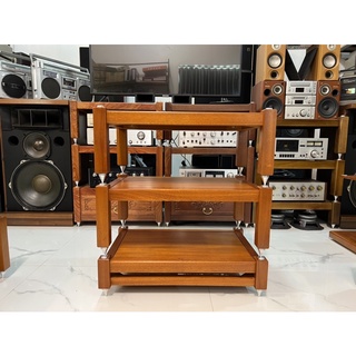 Kệ Audio 3 tầng gỗ lát xoan gỗ thịt 100%