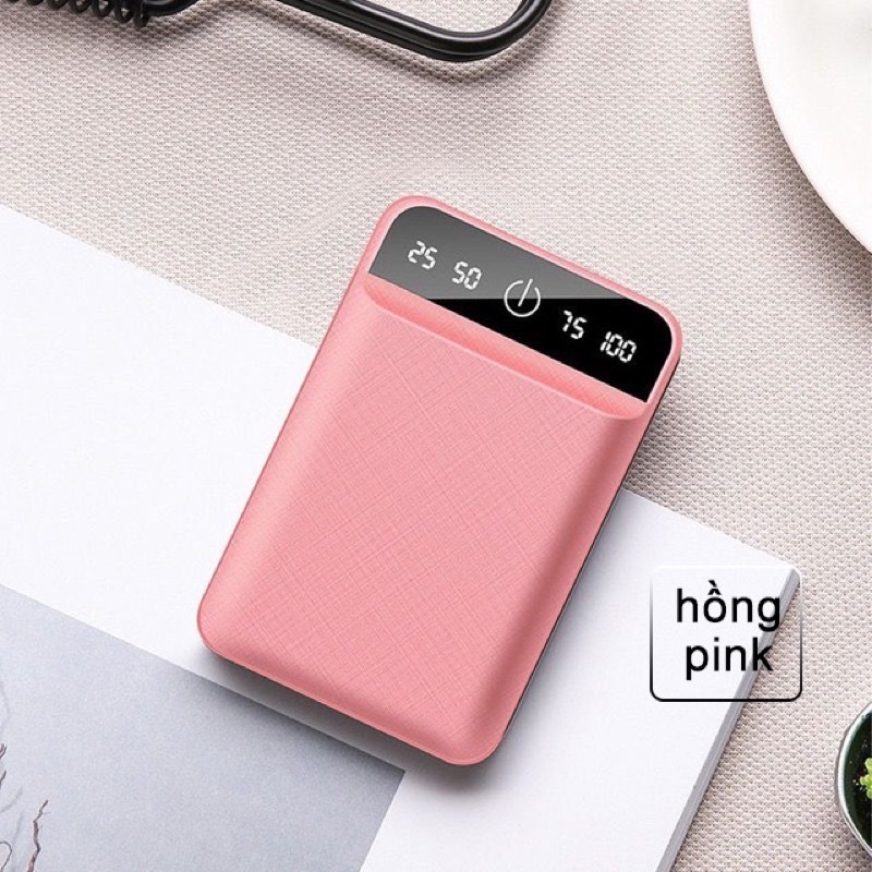 {mẫu HOT} Cục sạc dự phòng siêu mini gọn nhẹ bền dung lượng 10000 mAh