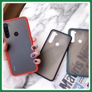 [Freeship] Ốp lưng trong nhám Xiaomi redmi note 8 viền dẻo màu chống sốc