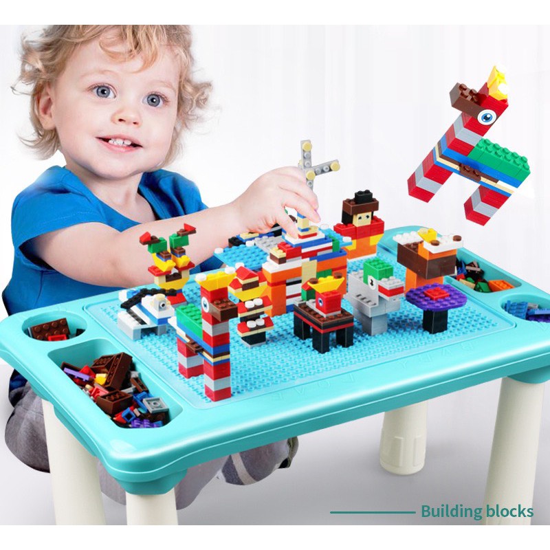 Bàn chơi LEGO xếp hình đa năng 300 chi tiết (lego nhỏ) cho bé thỏa sức sáng tạo
