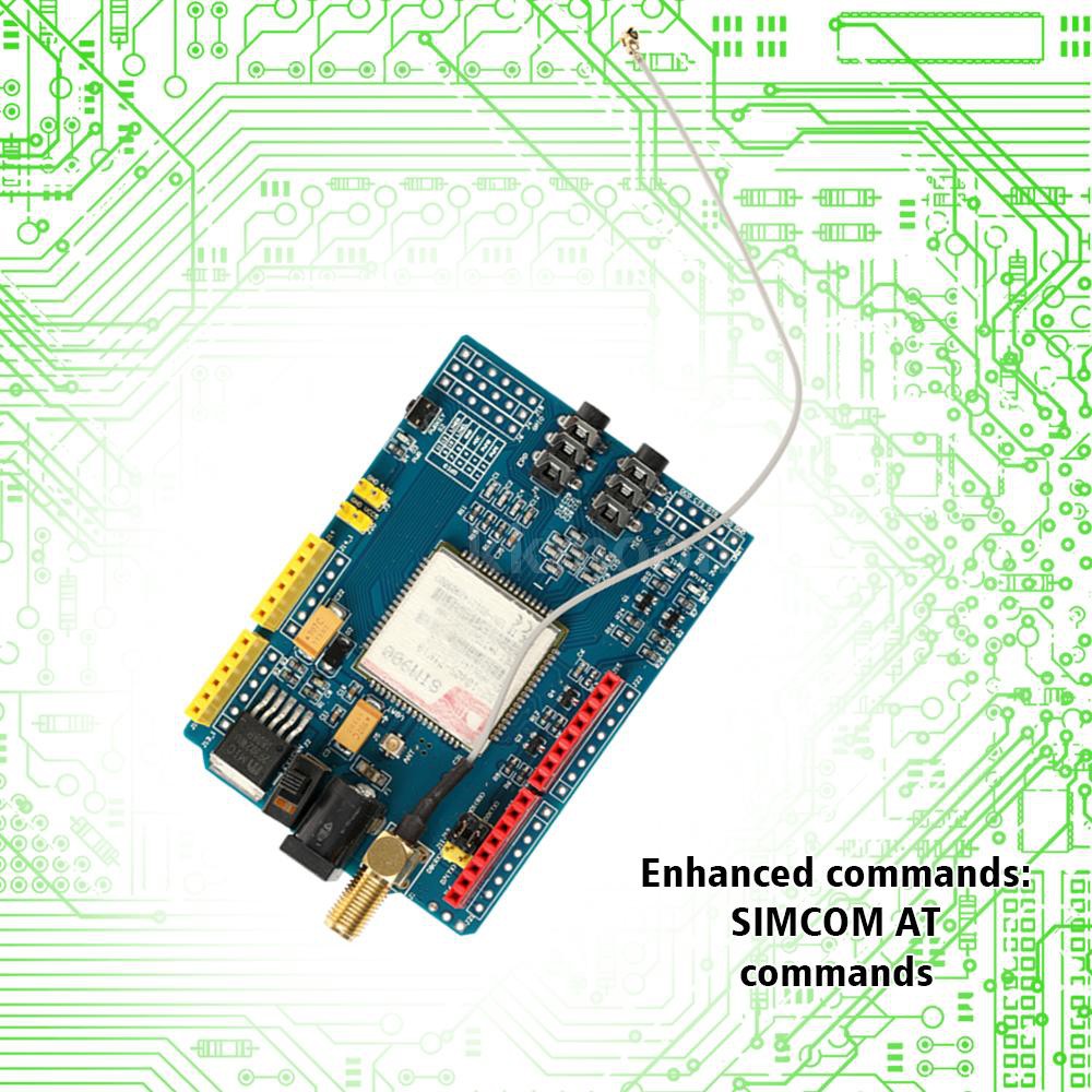 Bảng Mạch Phát Triển Sim900 850 / 900 / 1800 / 1900 Mhz Gprs / Gsm Cho Arduino