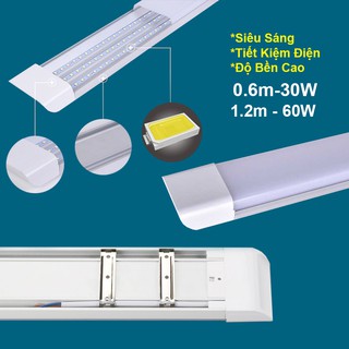 Bóng Tuýp LED Bán Nguyệt Đầu Vuông 1m2 60w Siêu Sáng Tiết Kiệm Điện