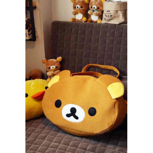 Túi xách quá khổ hình mặt gấu Rilakkuma cực xinh