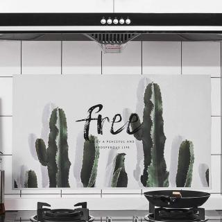 Kitchen Wallpaper Stickers Self-Adhesive High Temperature And Oil Resistant Household Stove Tile Wall Stickers