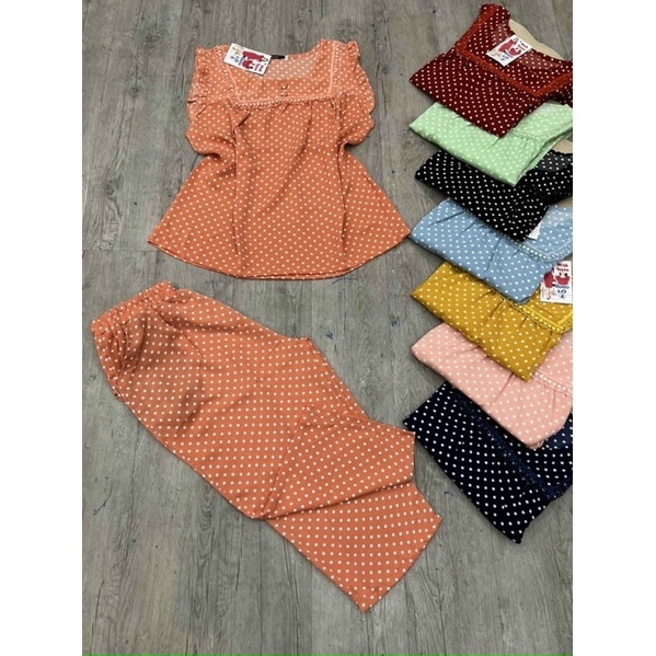 Đồ bộ lửng vải mango