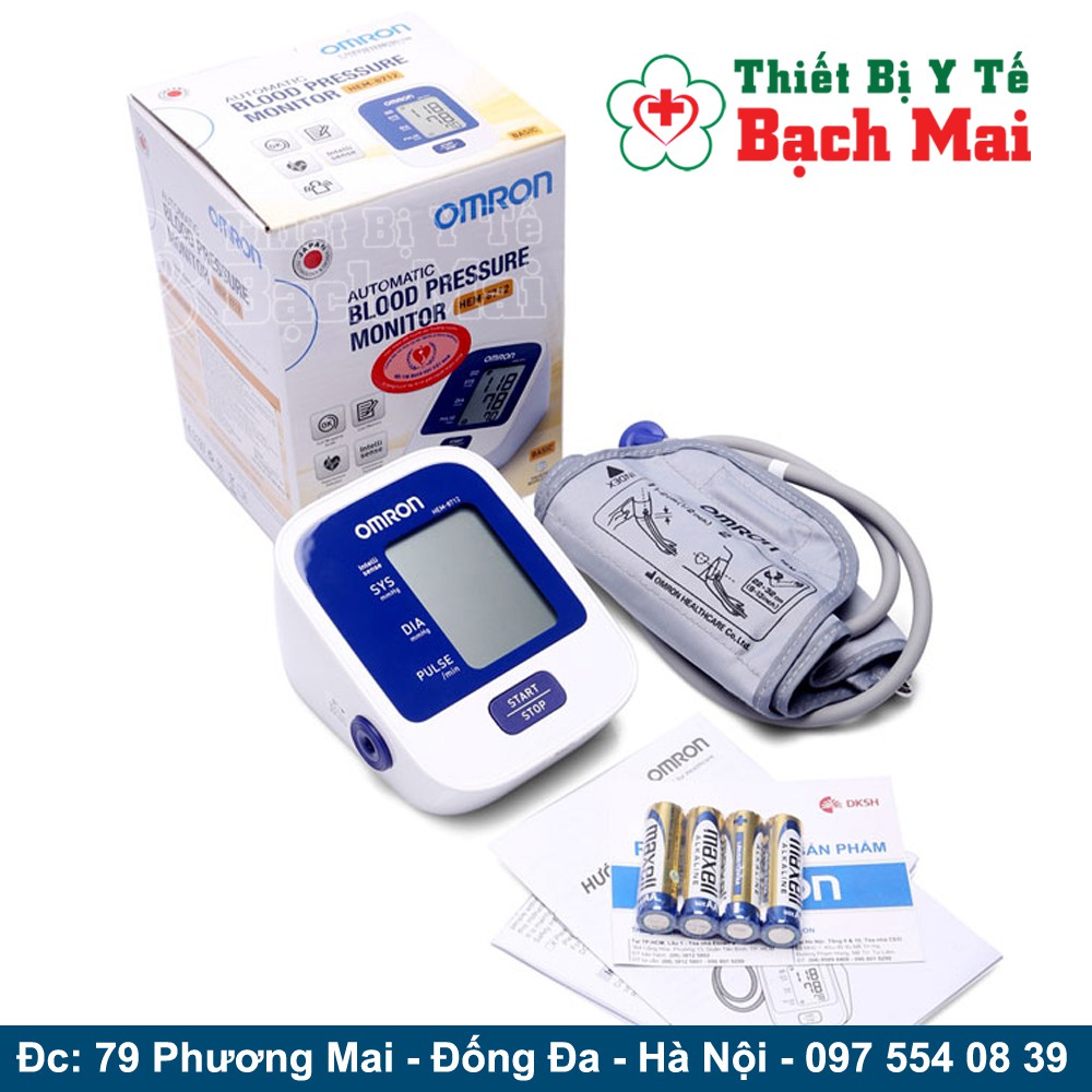 Máy Đo Huyết Áp Bắp Tay Omron HEM-8712 [BẢO HÀNH 05 NĂM]