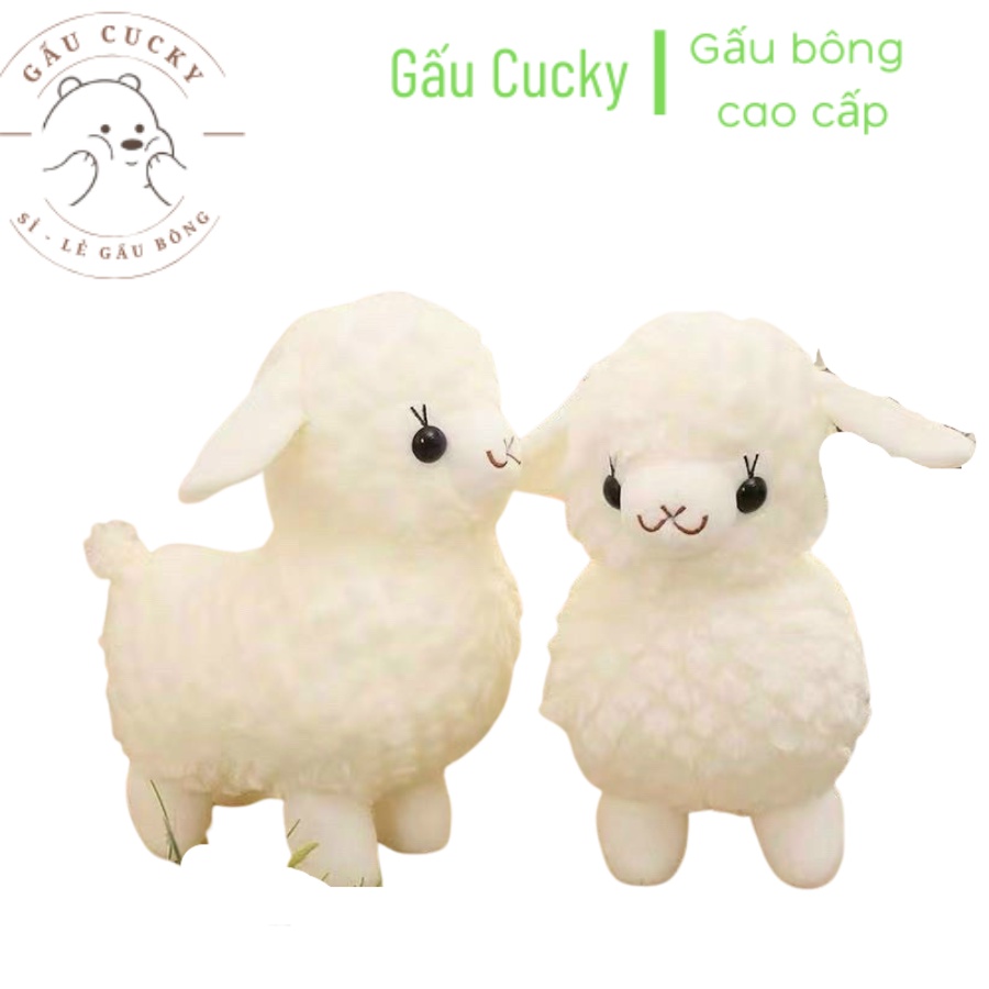 ⚡️SALEEEE⚡️Gấu bông cừu, lạc đà trắng siêu mềm mịn cute cho bé, trang trí