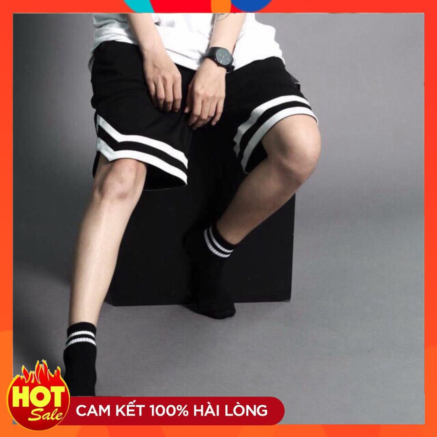 (MỚI) QUẦN SHORT V-2LINE (Poly 2 Da - Kèm Ảnh Thật) (Đủ Size M,L,XL)