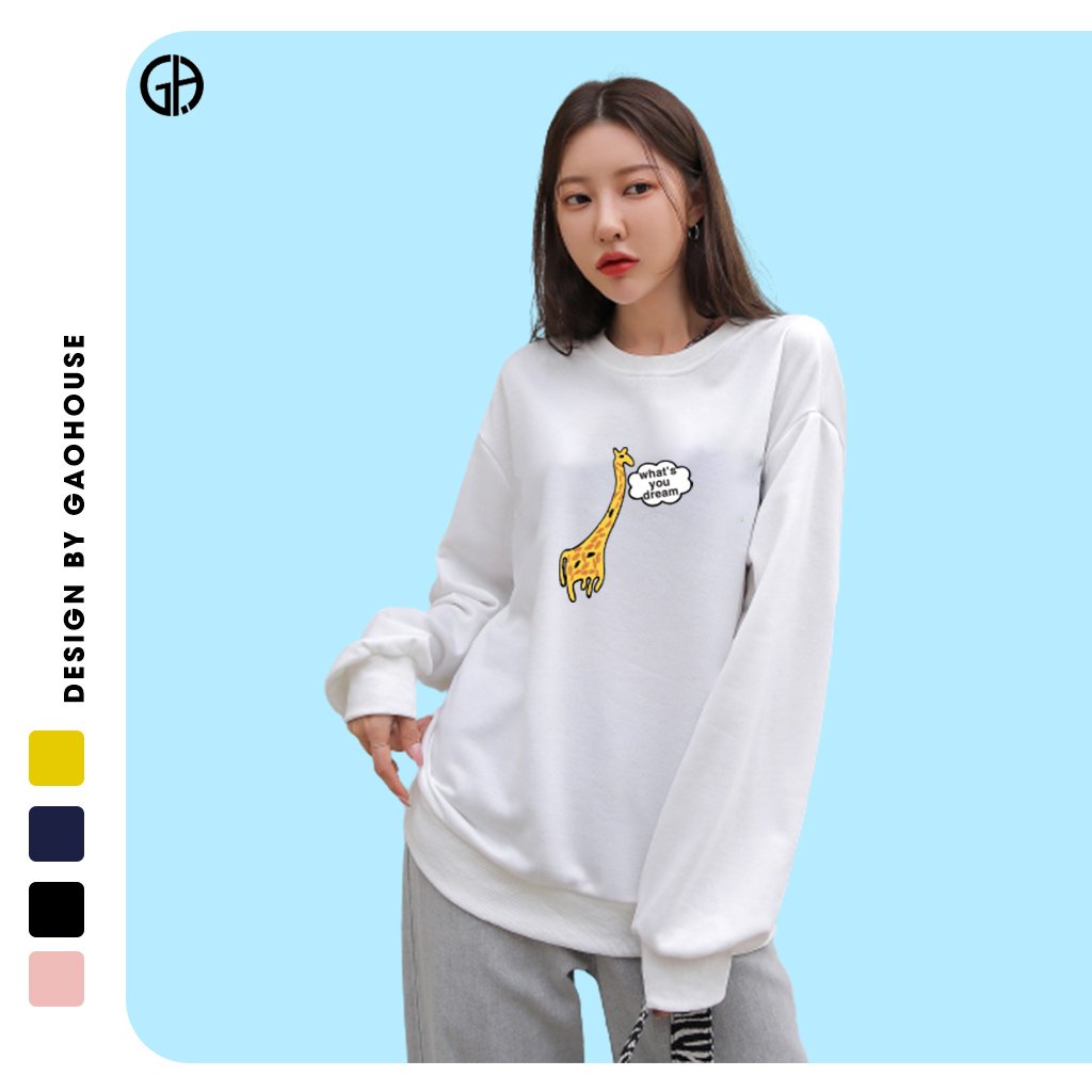 Áo Hoodie/Sweater Unisex Gạo House Hươu Cao Cổ - N mới | BigBuy360 - bigbuy360.vn