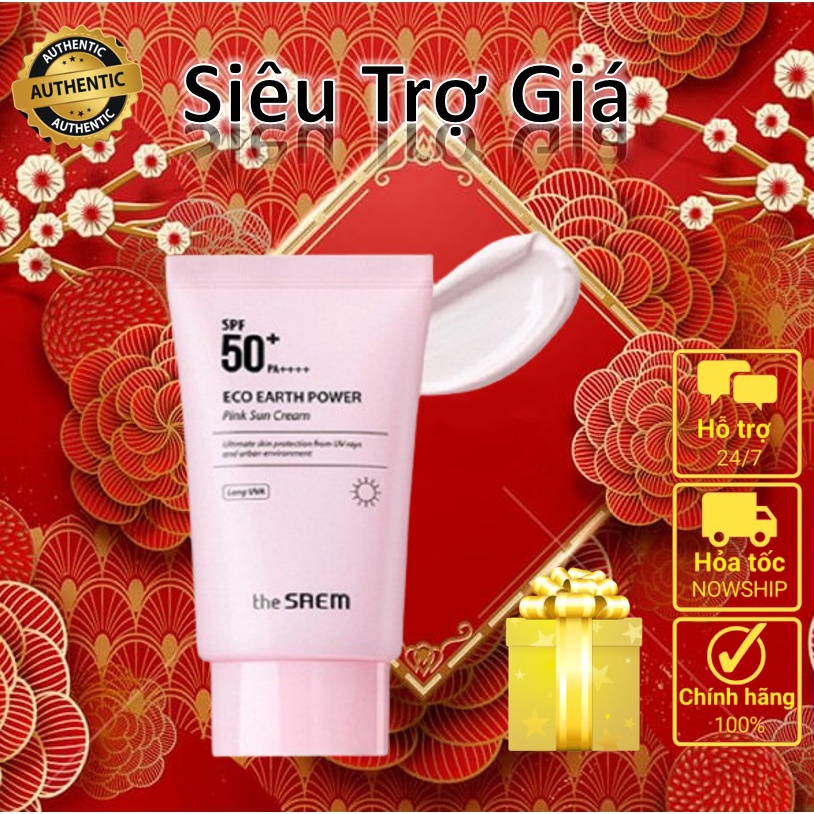 Kem chống nắng 💖 The Saem Eco Earth Power SPF 50+ PA+++ AUT MPK Store