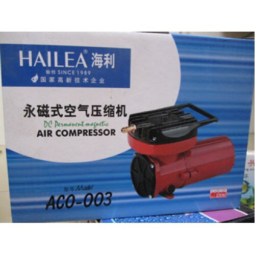 Hailea ắc quy 55w-Máy sủi bể cá hải sản chạy ac quy,máy sục khí- máy tạo oxy cho cá hailea ACO-006D 55w