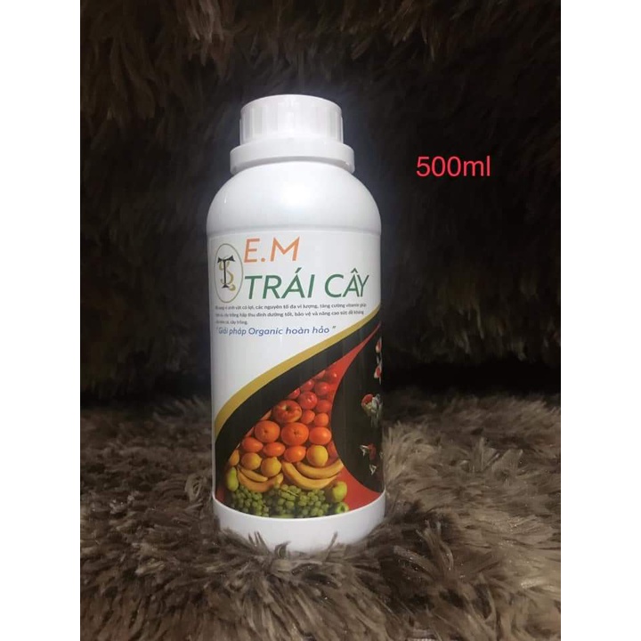 Vi Sinh E.M Trái Cây - Dạng chai 500 ML