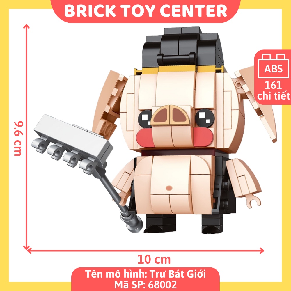 Đồ chơi lắp ráp brickheadz Decool mô hình Tôn Ngộ Không Đường Tăng Sa Tăng Trư Bát Giới trong Tây du ký