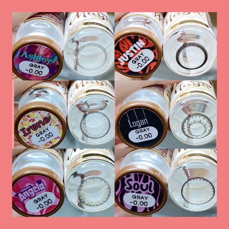 Lens xám không độ size vừa 14,5mm hot hit (album 2)