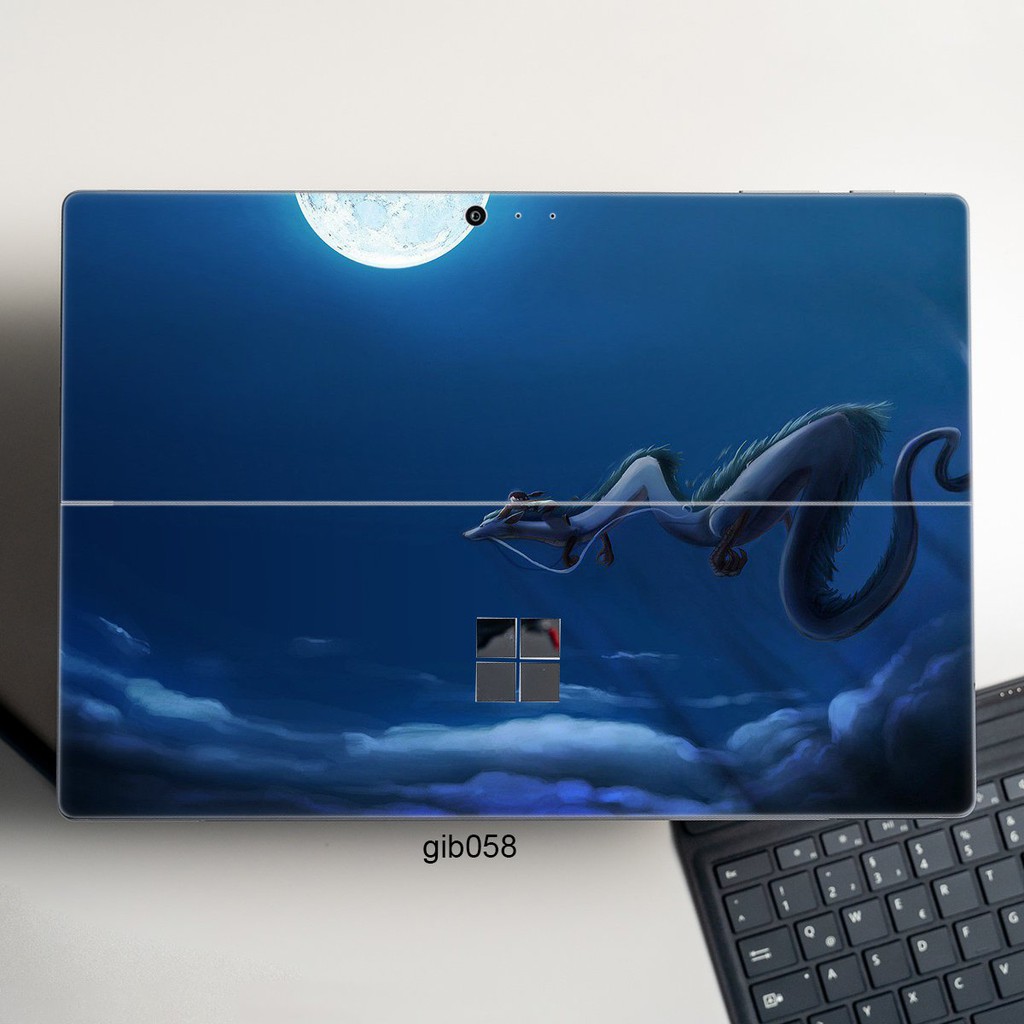 Skin dán hình Ghibli x09 cho Surface 3 2015; Go, Go 2, Go 3; Pro 2 3 4 5 6 7 8 9 X