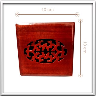 Hộp quà hình vuông bằng gỗ tự nhiên, hàng thủ công cao cấp và khắc Hoa văn đẹp, sang trọng