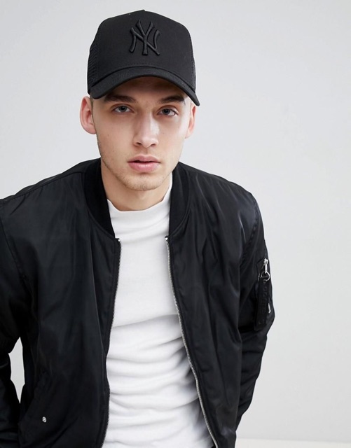 Nón logo NY, form trucker vuông đứng, big size | BigBuy360 - bigbuy360.vn