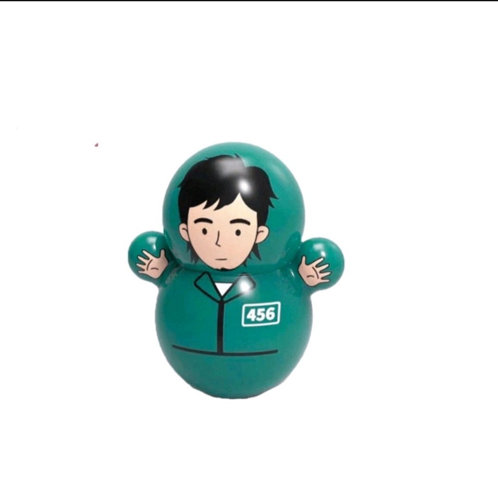 Lật đật Squid Game đồ chơi vui nhộn, đồ chơi lật đật mini cho bé