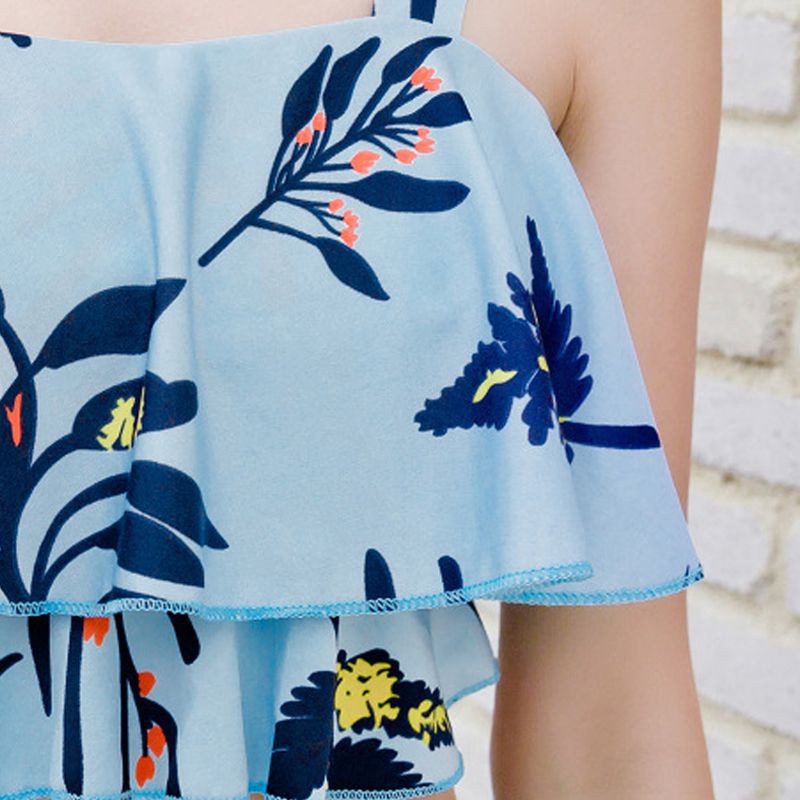 Bộ Đồ Bơi Nữ Bikini In Hình Cây Xanh Phong Cách Vintage | BigBuy360 - bigbuy360.vn