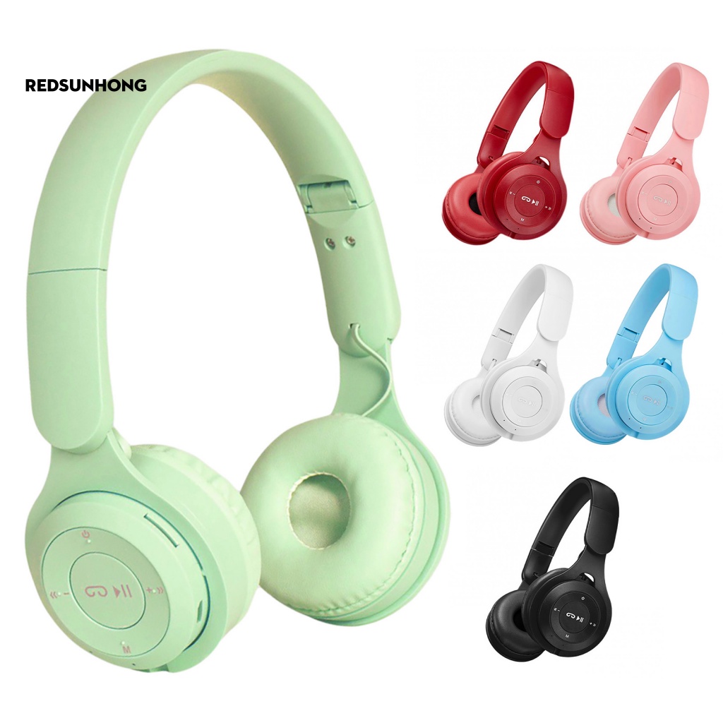 Tai Nghe Chụp Tai Bluetooth 5.0 Không Dây Siêu Nhẹ Dùng Chơi Game Mega Bass