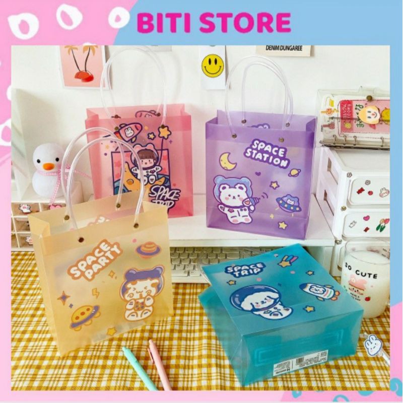 🍓Túi PVC Đựng Quà [CAO CẤP] Hình Hoạt Hình Xin Xắn BiTi GQ594 | BigBuy360 - bigbuy360.vn