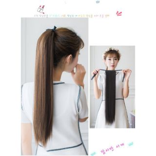 Tóc giả nữ cột ❤️❤️ FREESHIP ❤️❤️ cột thẳng dài  kèm ảnh thật